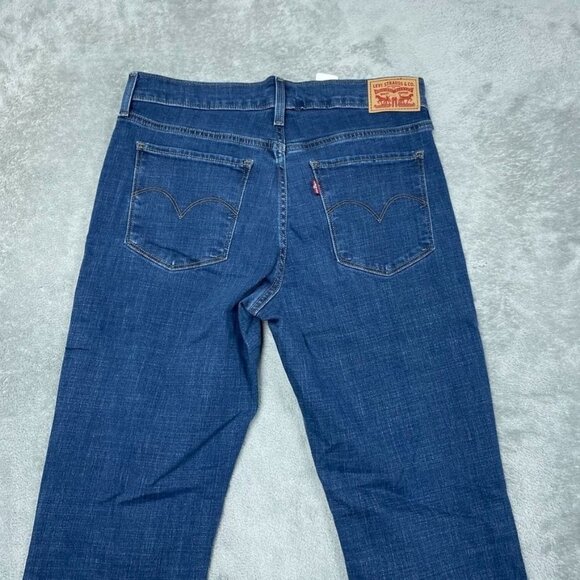 Levis Womens 315 Shaping Bootcut Jeans Dark Wash Size 29 d0411 - Picture 8 of 9